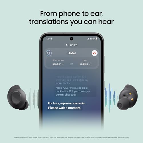 Samsung Galaxy Buds FE True Wireless Bluetooth Earbuds Comfort Fit Touch Control Graphite