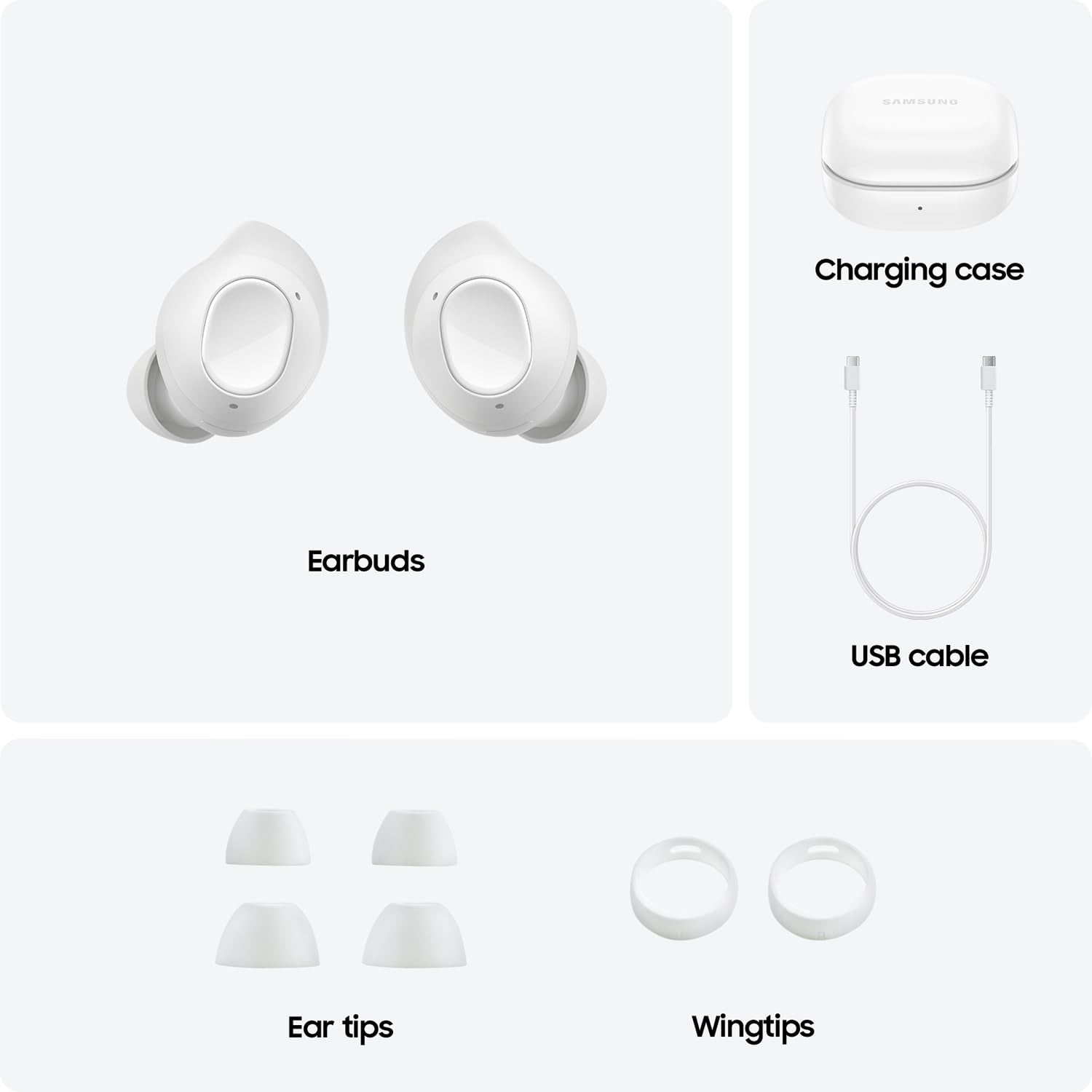Samsung Galaxy Buds FE True Wireless Bluetooth Earbuds Comfort Fit Touch Control Graphite