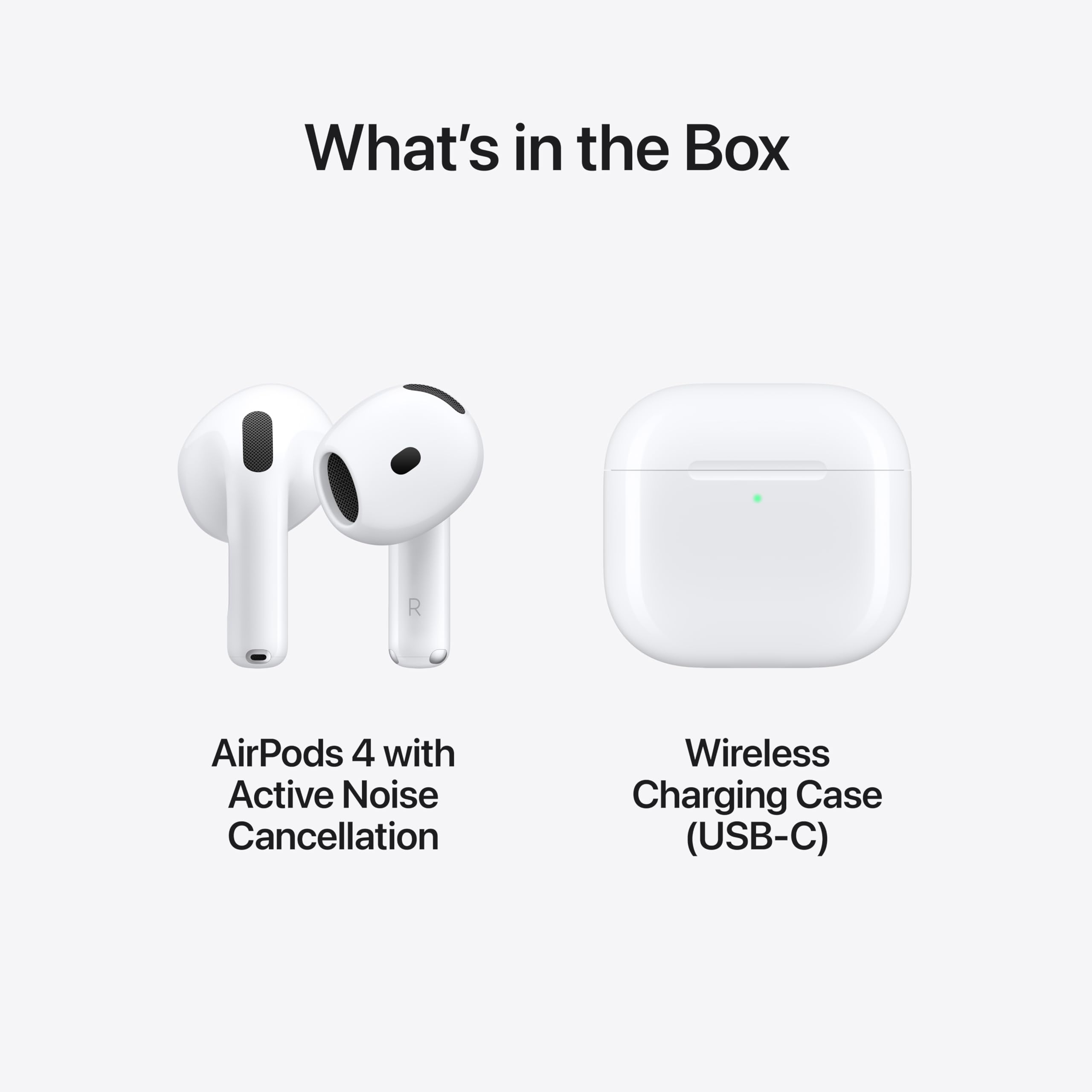 Apple AirPods 4 Wireless Earbuds Spatial Audio USB-C Charging Case H2 Chip 30H Battery