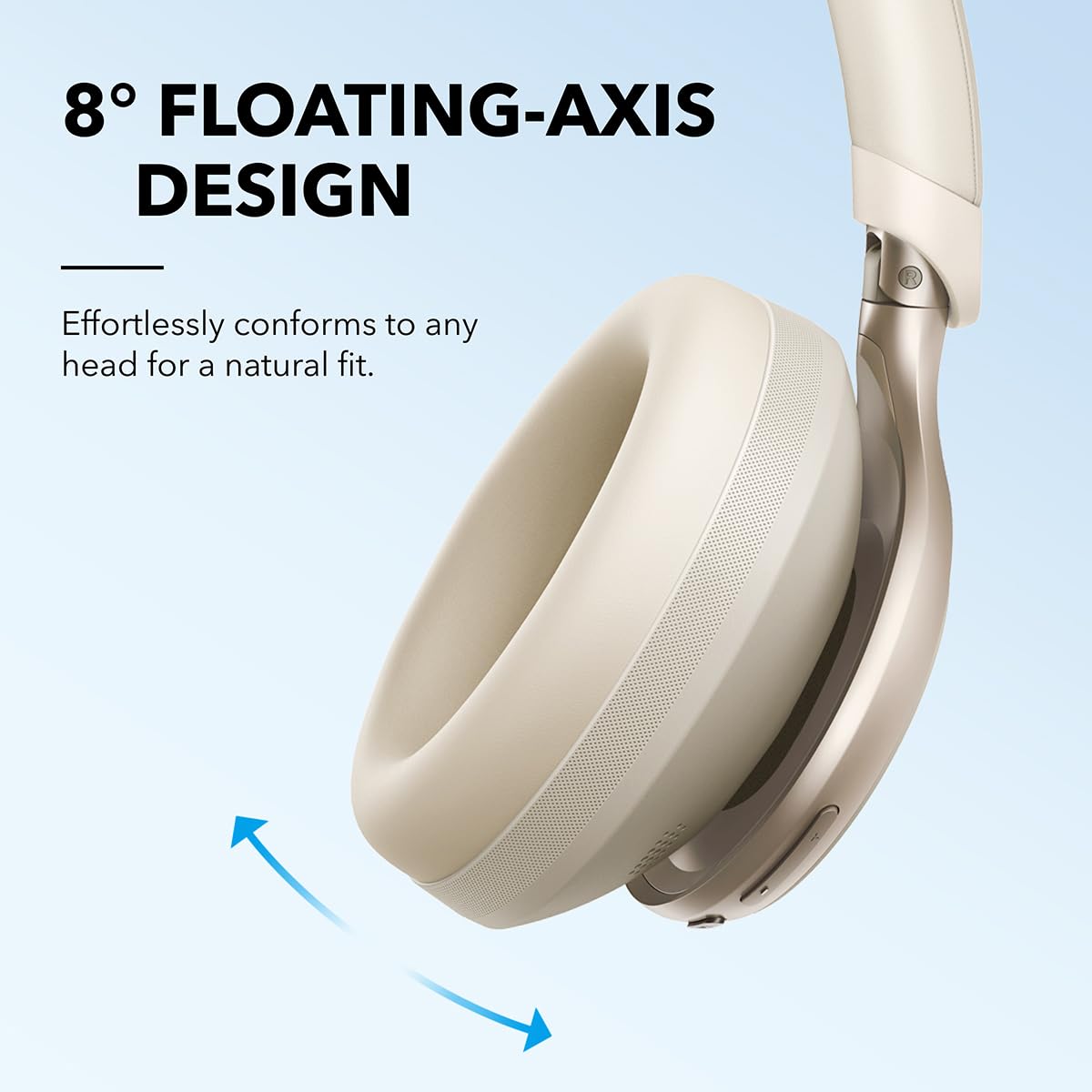 Soundcore by Anker Space One Active Noise Cancelling Headphones LDAC Hi Res Bluetooth 5.3 40H ANC