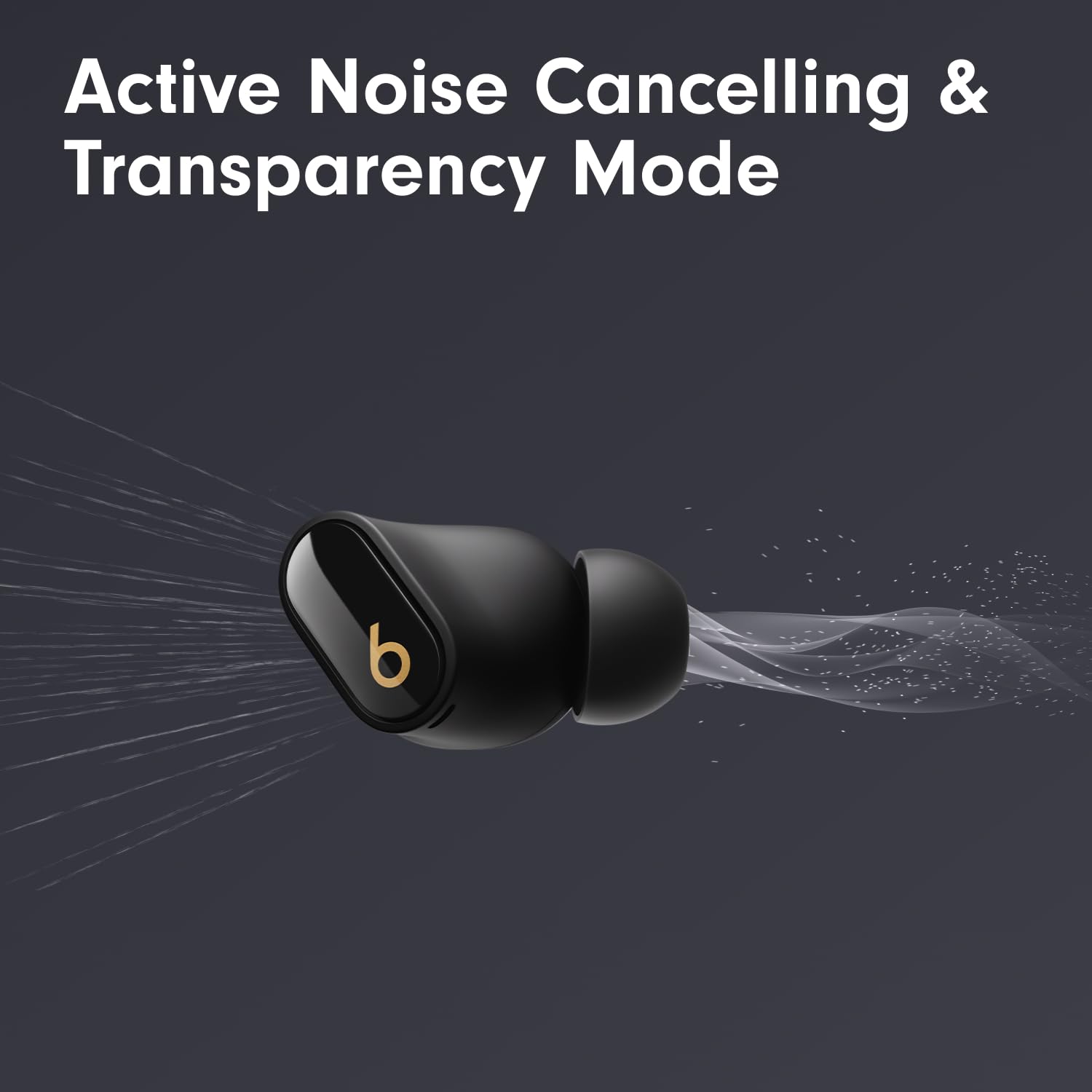 Beats Studio Buds + True Wireless Noise Cancelling Earbuds Spatial Audio Black Gold