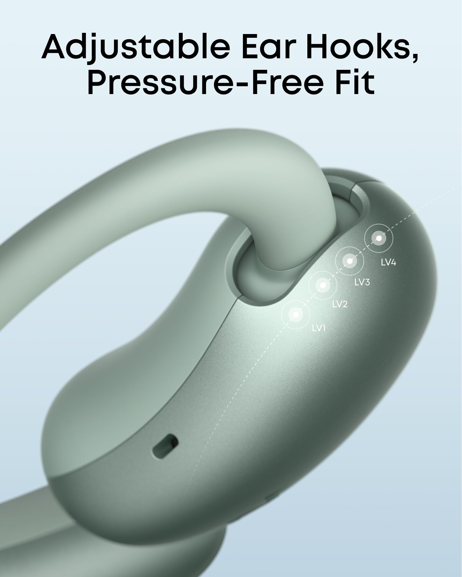 Soundcore AeroFit 2 by Anker Open Ear Headphones Real Time Translation 42H Playtime Hi Res IP55