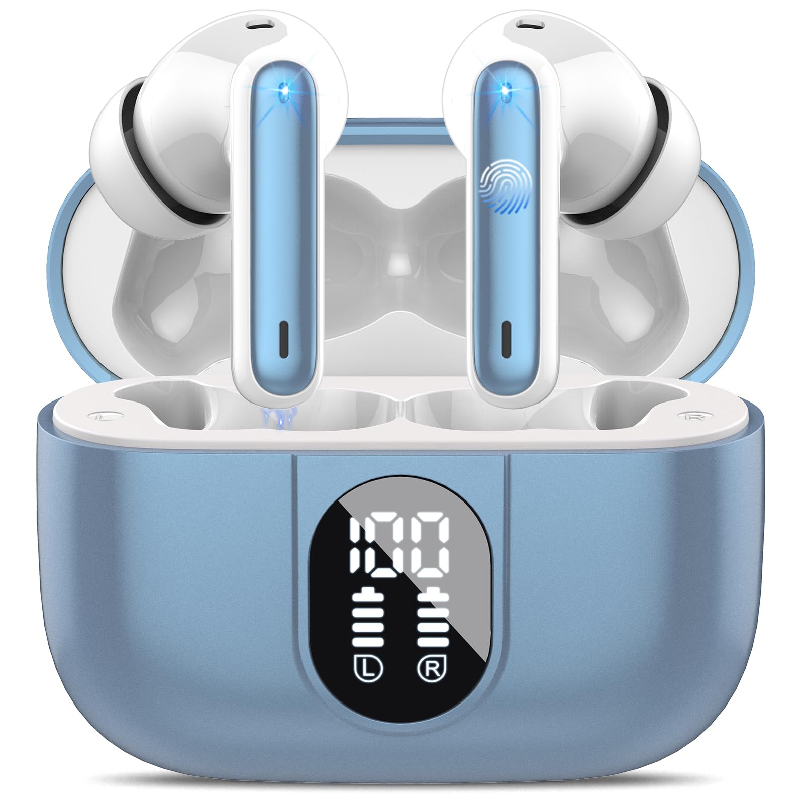 AI Translation Earbuds Real Time 164 Languages Translator Headphones 6 Modes 40H Playtime