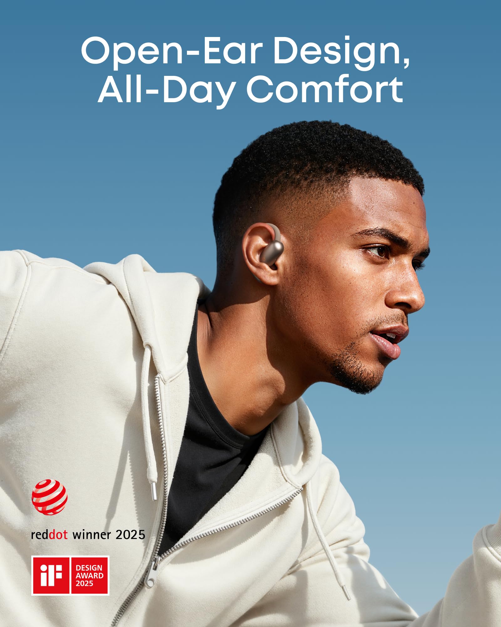 Soundcore AeroFit 2 by Anker Open Ear Headphones Real Time Translation 42H Playtime Hi Res IP55