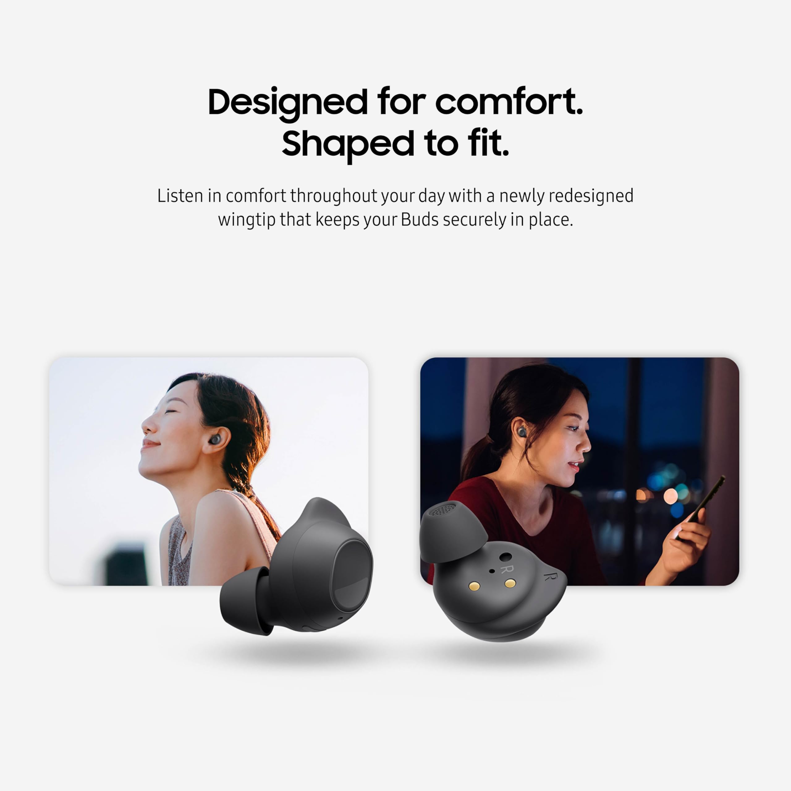 Samsung Galaxy Buds FE True Wireless Bluetooth Earbuds Comfort Fit Touch Control Graphite