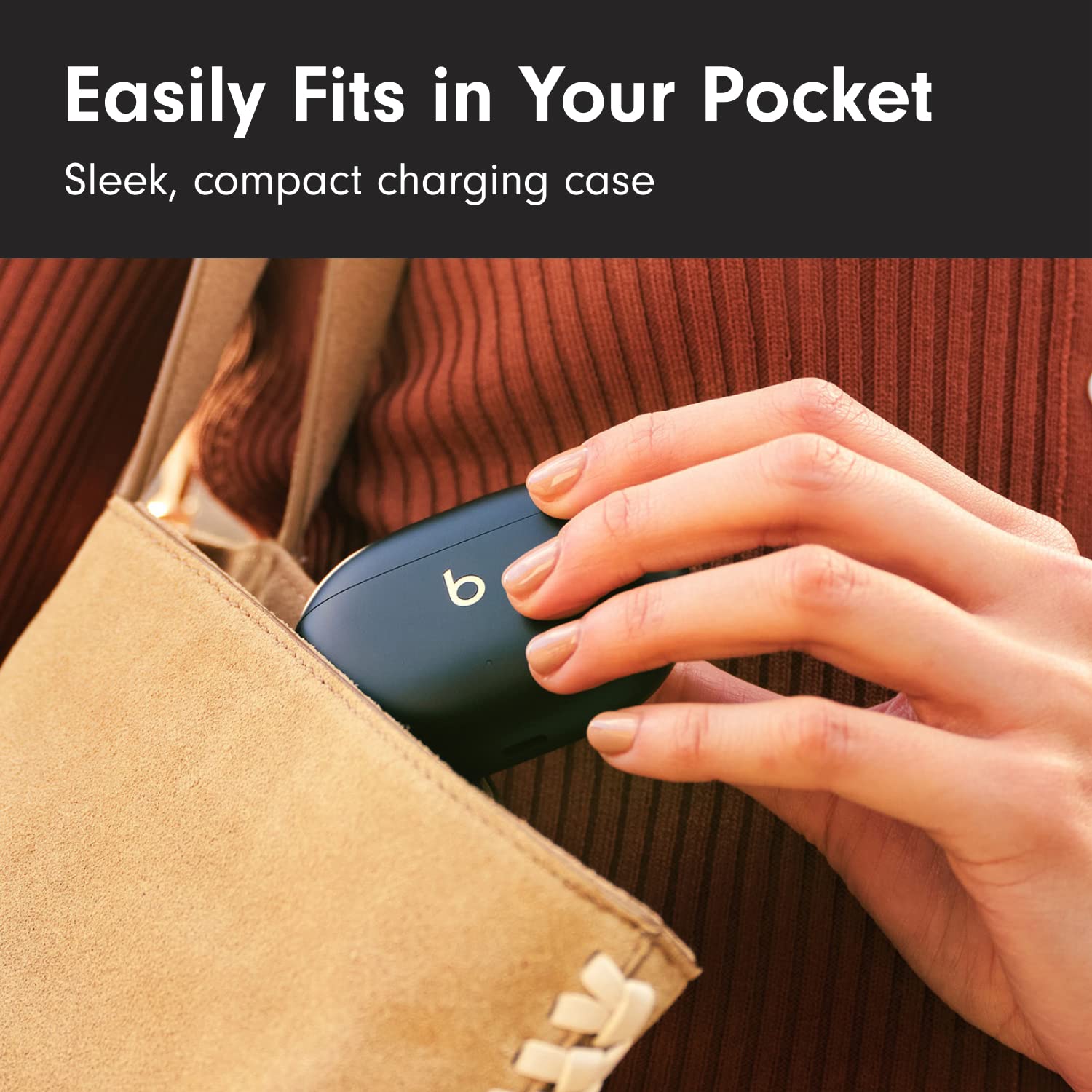 Beats Studio Buds + True Wireless Noise Cancelling Earbuds Spatial Audio Black Gold