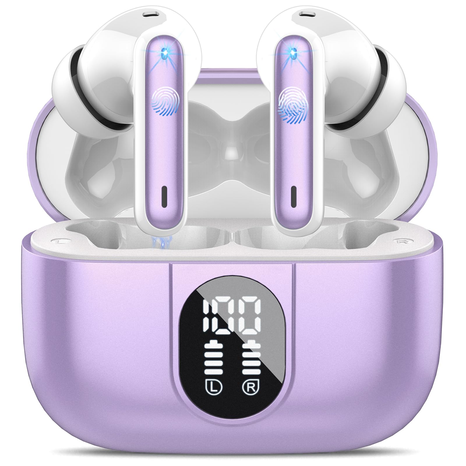 AI Translation Earbuds Real Time 164 Languages Translator Headphones 6 Modes 40H Playtime