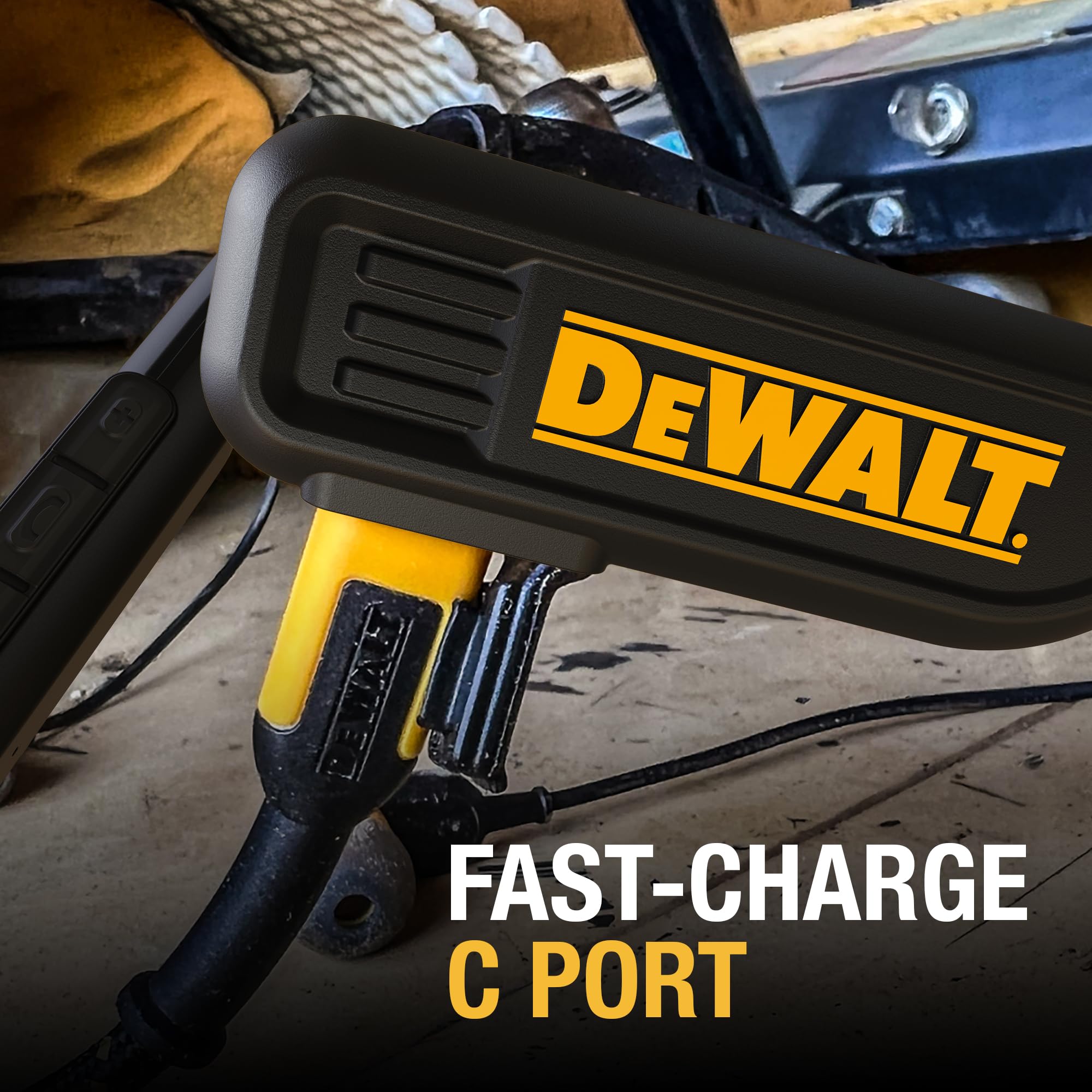 DEWALT Heavy Duty Magnetic Bluetooth Neckband Headphones Wireless Earbuds 30H Runtime Noise Isolation Black Edition