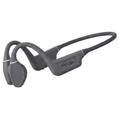 Raycon Everyday Bone Conduction Bluetooth Open Ear Running Headphones Sweat Water Resistant 13H Playtime Gray