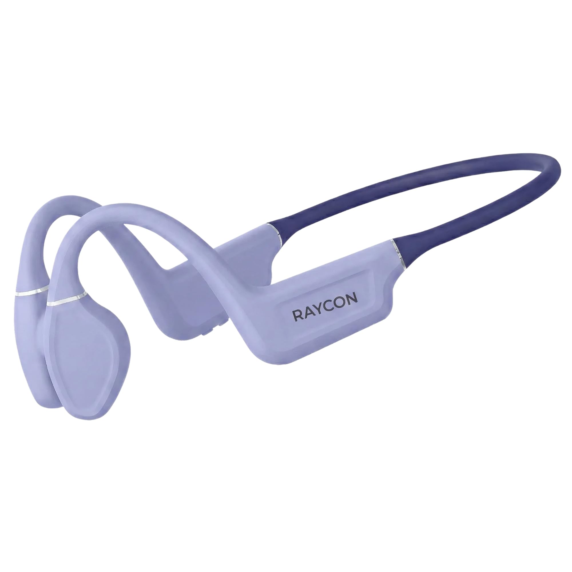 Raycon Everyday Bone Conduction Bluetooth Open Ear Running Headphones Sweat Water Resistant 13H Playtime Gray