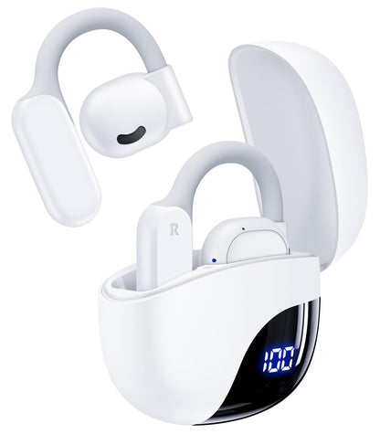 AI Translation Earbuds Real Time 164 Languages 80H Playtime Translator Bluetooth K08 White