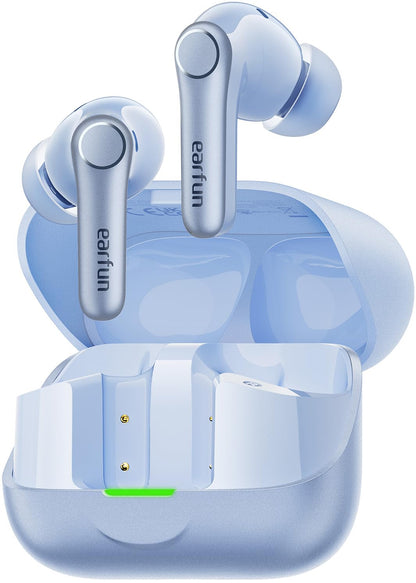 EarFun Air Pro 4+ Adaptive Noise Cancelling Wireless Earbuds Qualcomm aptX Lossless Dual Drivers 54H Bluetooth 6.0