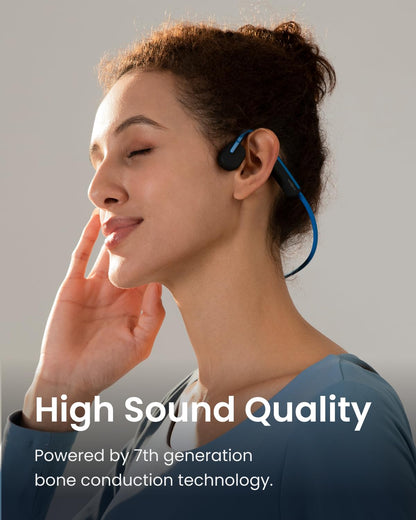 Shokz OpenMove Open Ear Bluetooth Bone Conduction Sport Headphones Sweatproof Grey