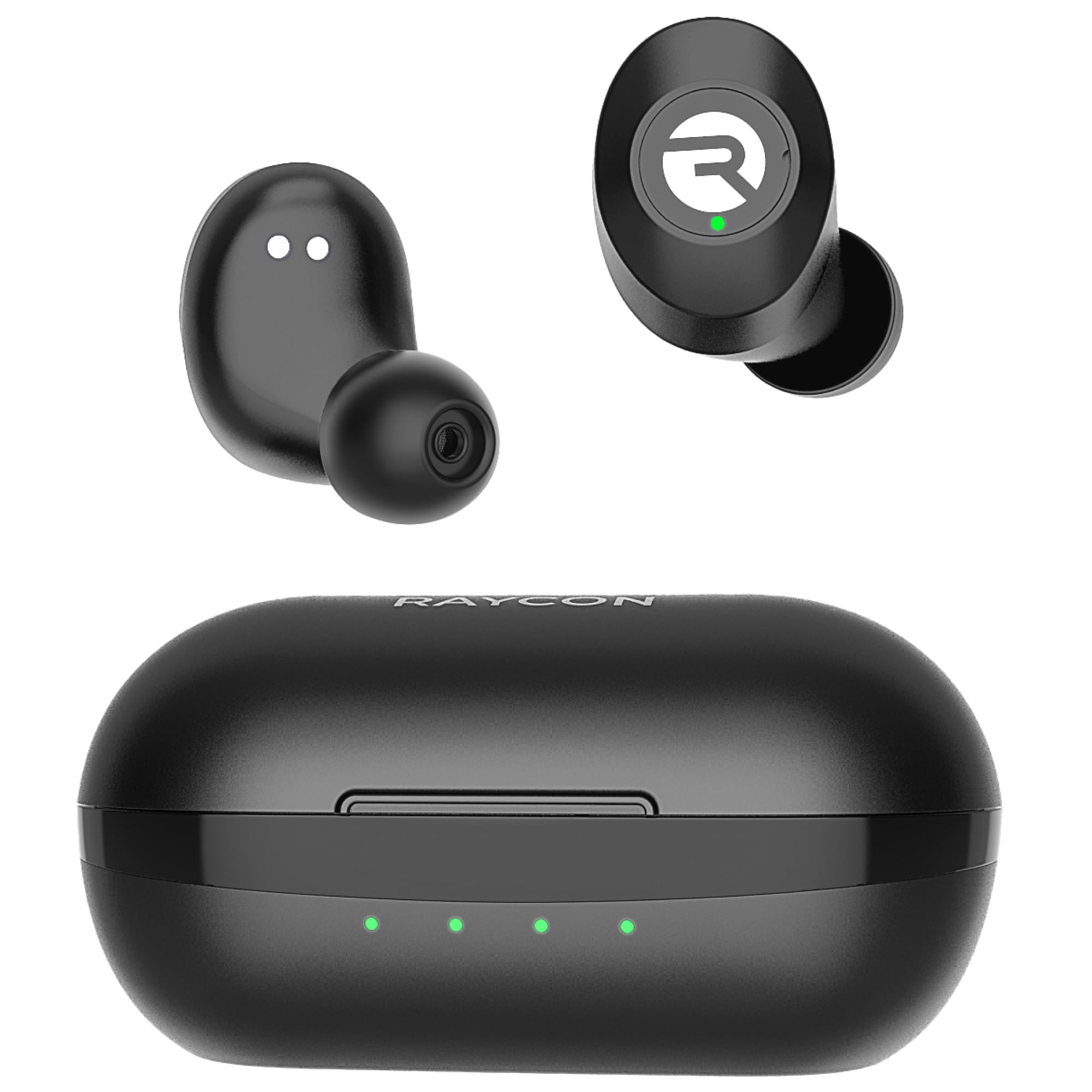 Raycon Everyday Classic Bluetooth Wireless Earbuds Active Noise Cancelling 32H Playtime Black