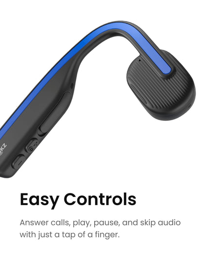 Shokz OpenMove Open Ear Bluetooth Bone Conduction Sport Headphones Sweatproof Grey