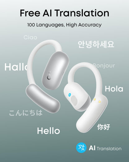 Soundcore AeroFit 2 by Anker Open Ear Headphones Real Time Translation 42H Playtime Hi Res IP55