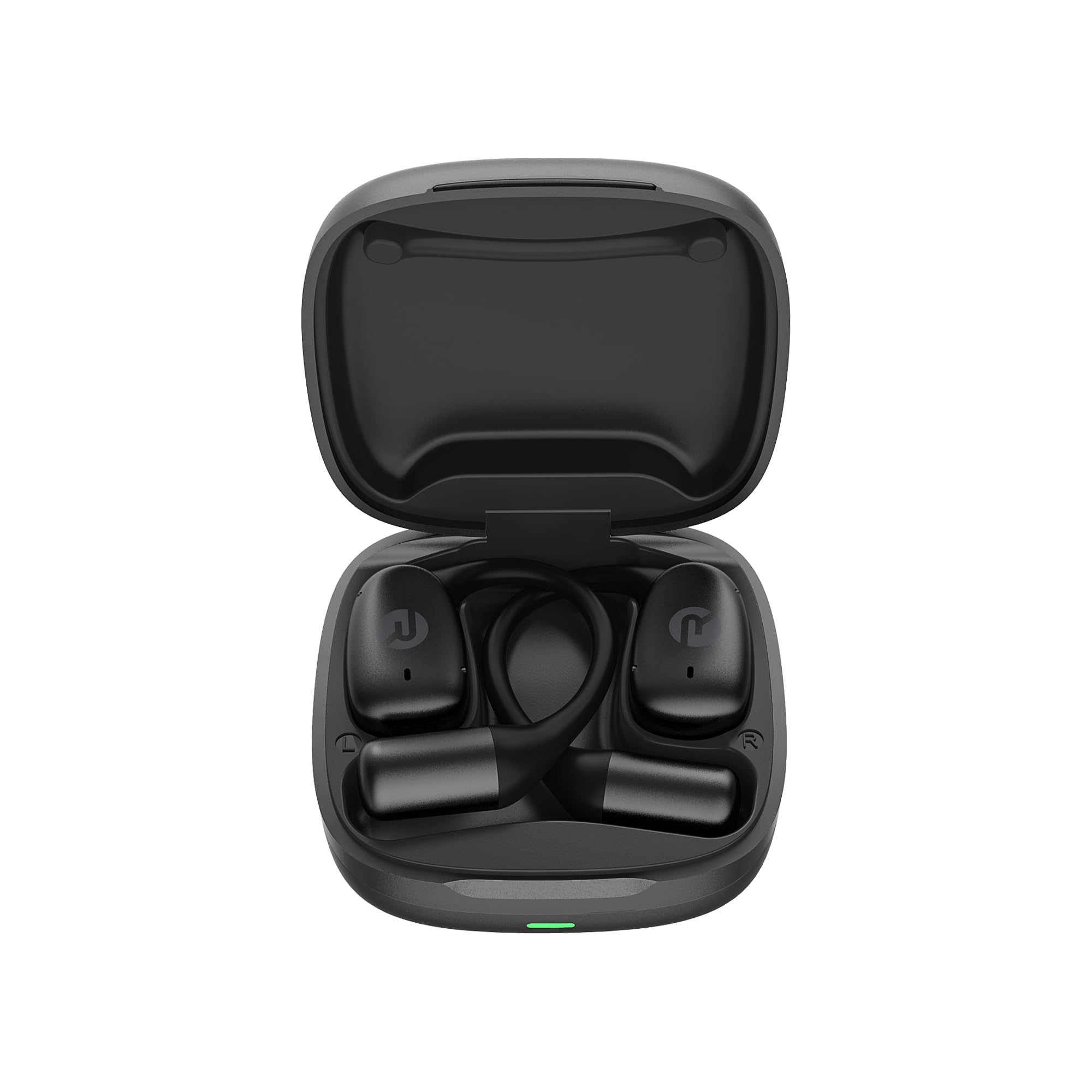 Raycon Essential Open Ear Wireless Bluetooth Earbuds Sweat Water Resistant 36H Battery Black