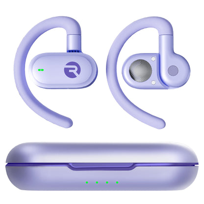 Raycon Fitness Open Ear Wireless Bluetooth Running Earbuds Sweat & Water Resistant 40H Battery Black