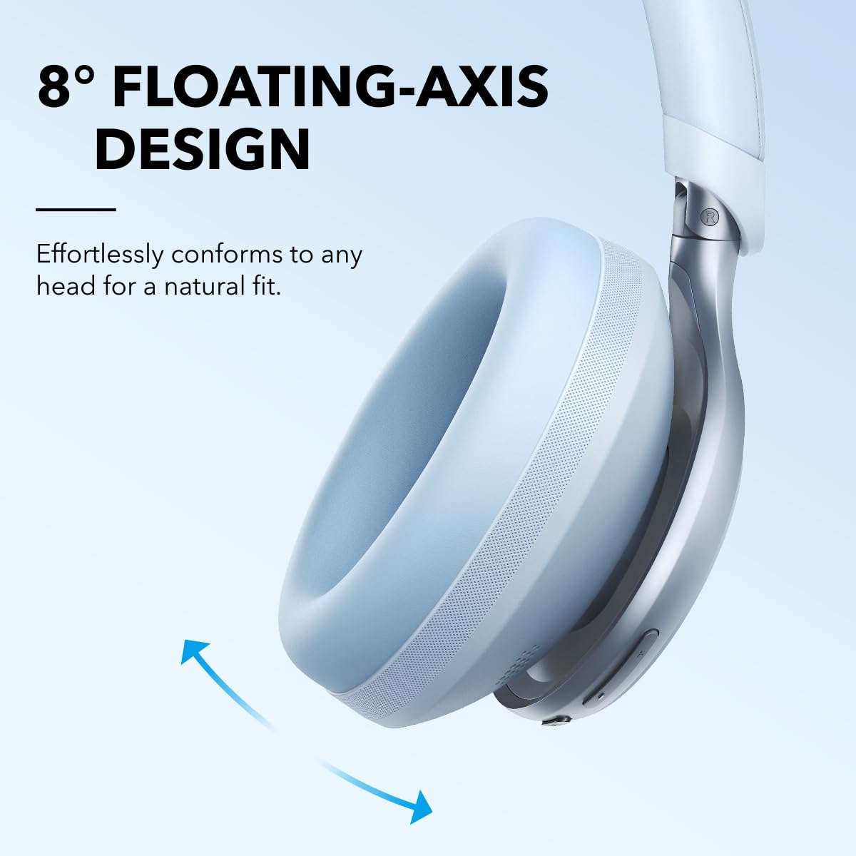 Soundcore by Anker Space One Active Noise Cancelling Headphones LDAC Hi Res Bluetooth 5.3 40H ANC