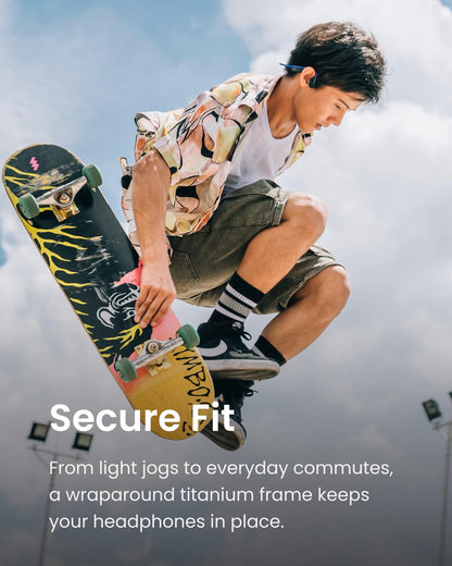 Shokz OpenMove Open Ear Bluetooth Bone Conduction Sport Headphones Sweatproof Grey