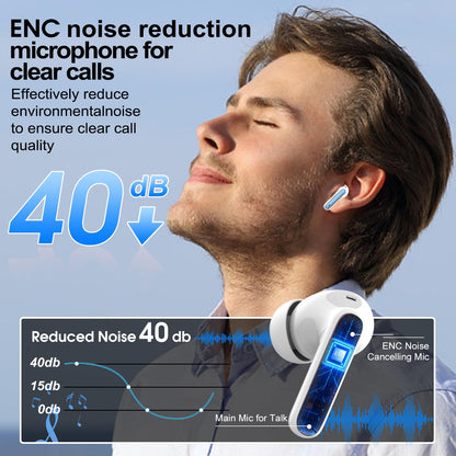 AI Translation Earbuds Real Time 164 Languages Translator Headphones 6 Modes 40H Playtime