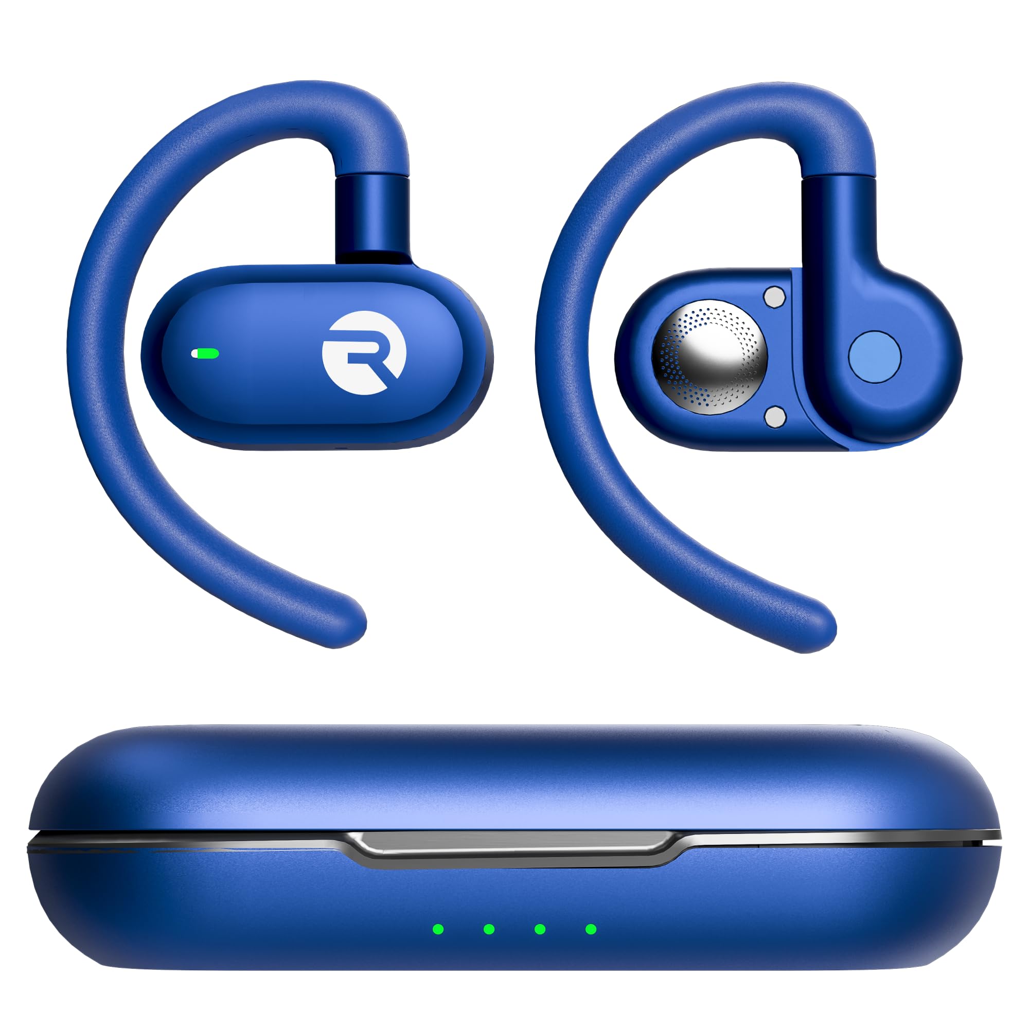 Raycon Fitness Open Ear Wireless Bluetooth Running Earbuds Sweat & Water Resistant 40H Battery Black