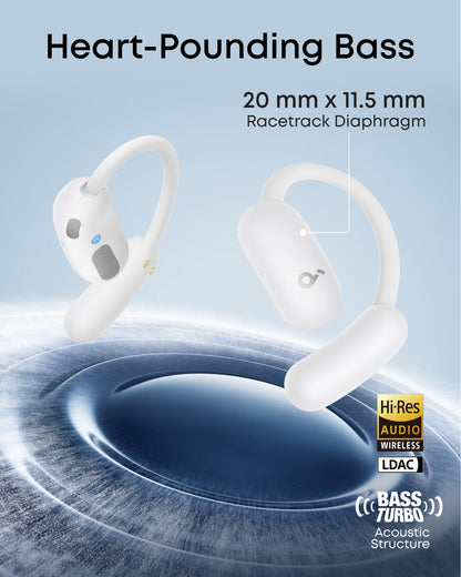 Soundcore AeroFit 2 by Anker Open Ear Headphones Real Time Translation 42H Playtime Hi Res IP55