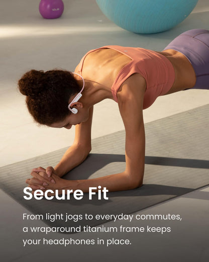 Shokz OpenMove Open Ear Bluetooth Bone Conduction Sport Headphones Sweatproof Grey