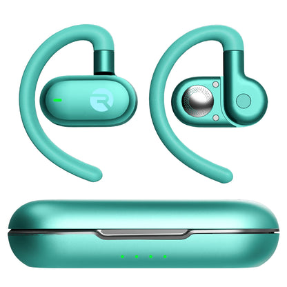 Raycon Fitness Open Ear Wireless Bluetooth Running Earbuds Sweat & Water Resistant 40H Battery Black