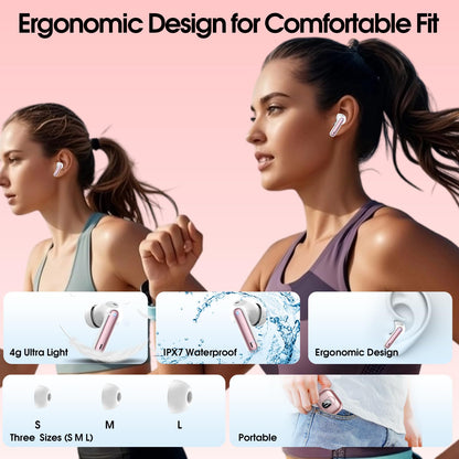 AI Translation Earbuds Real Time 164 Languages Translator Headphones 6 Modes 40H Playtime