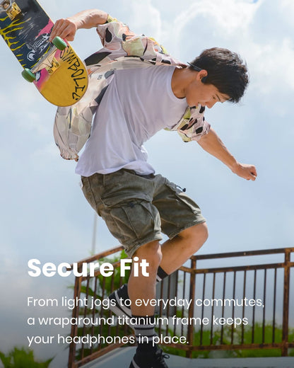 Shokz OpenMove Open Ear Bluetooth Bone Conduction Sport Headphones Sweatproof Grey