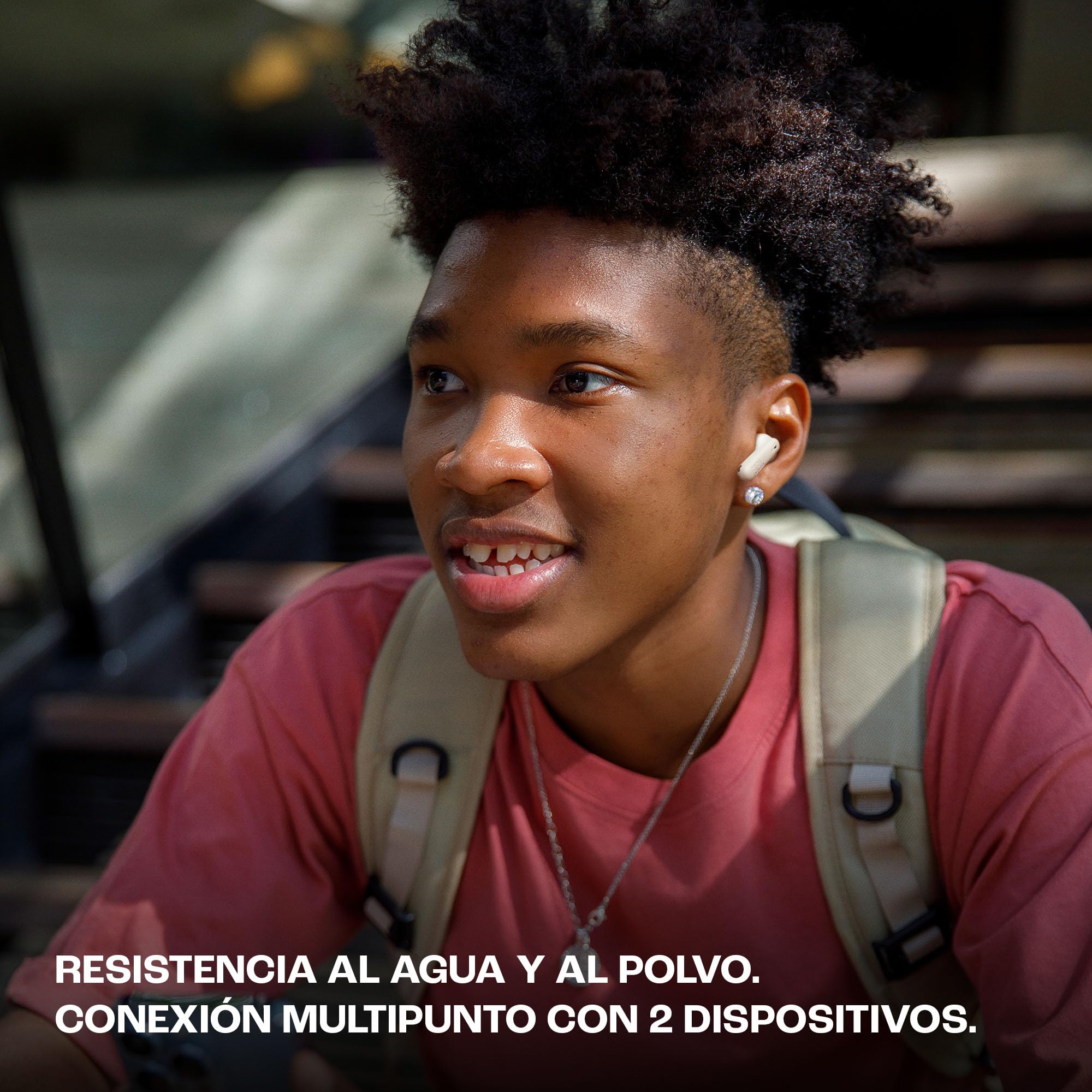 JBL Vibe Beam 2 True Wireless Noise Cancelling Earbuds Pure Bass Sound 40H Playback IP54 Black