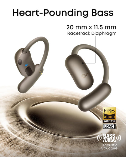 Soundcore AeroFit 2 by Anker Open Ear Headphones Real Time Translation 42H Playtime Hi Res IP55